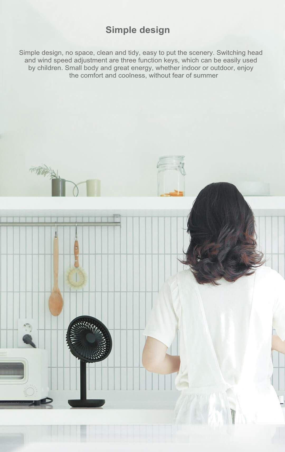 Xiaomi Mijia Solove Usb Desktop Fan 4000mah Battery Capacity (6)