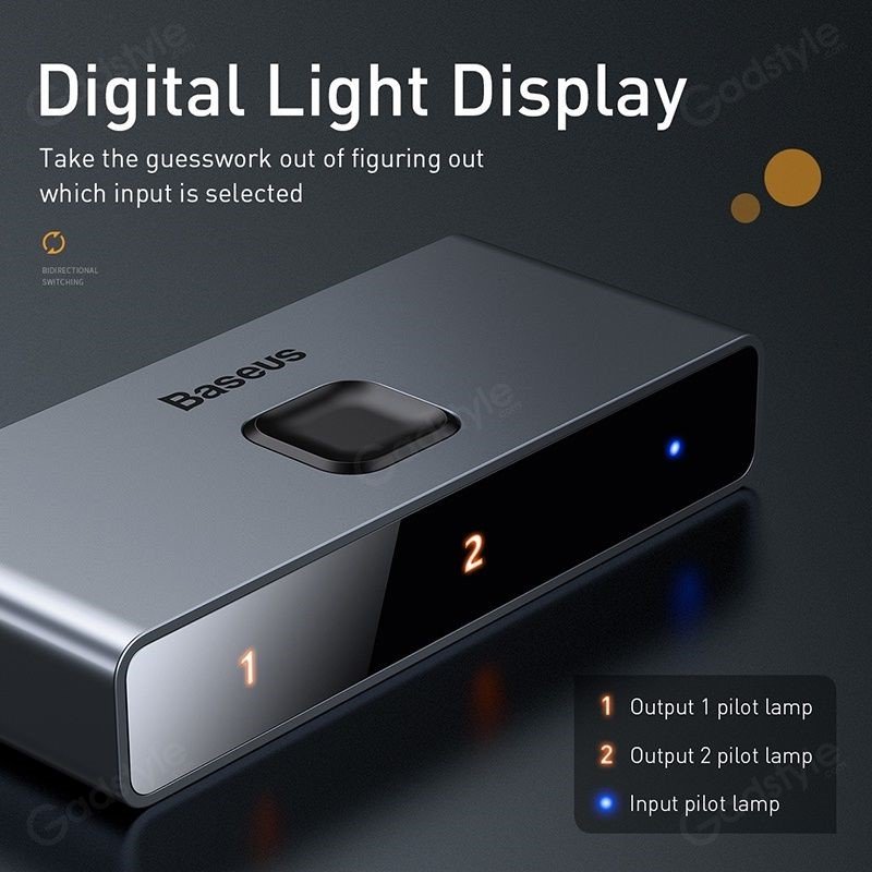 Baseus Hdmi Splitter 4k Hdmi Switch Adapter Hdmi Switcher (5)