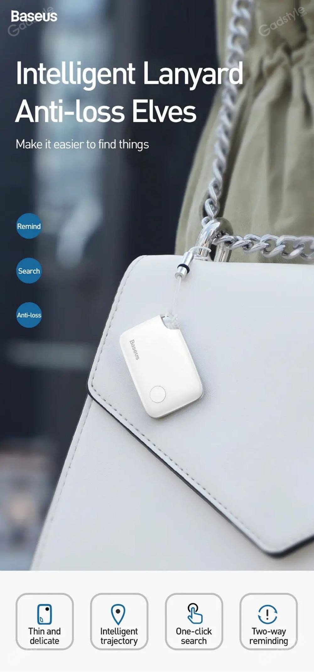 Baseus T2 Wireless Smart Tracker Anti Lost Alarm Tracker (4)