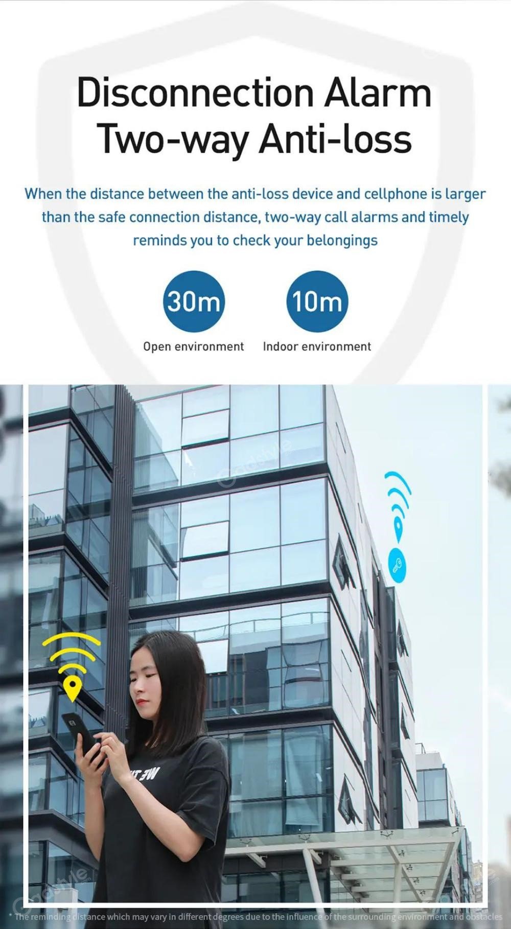 Baseus T2 Wireless Smart Tracker Anti Lost Alarm Tracker (5)