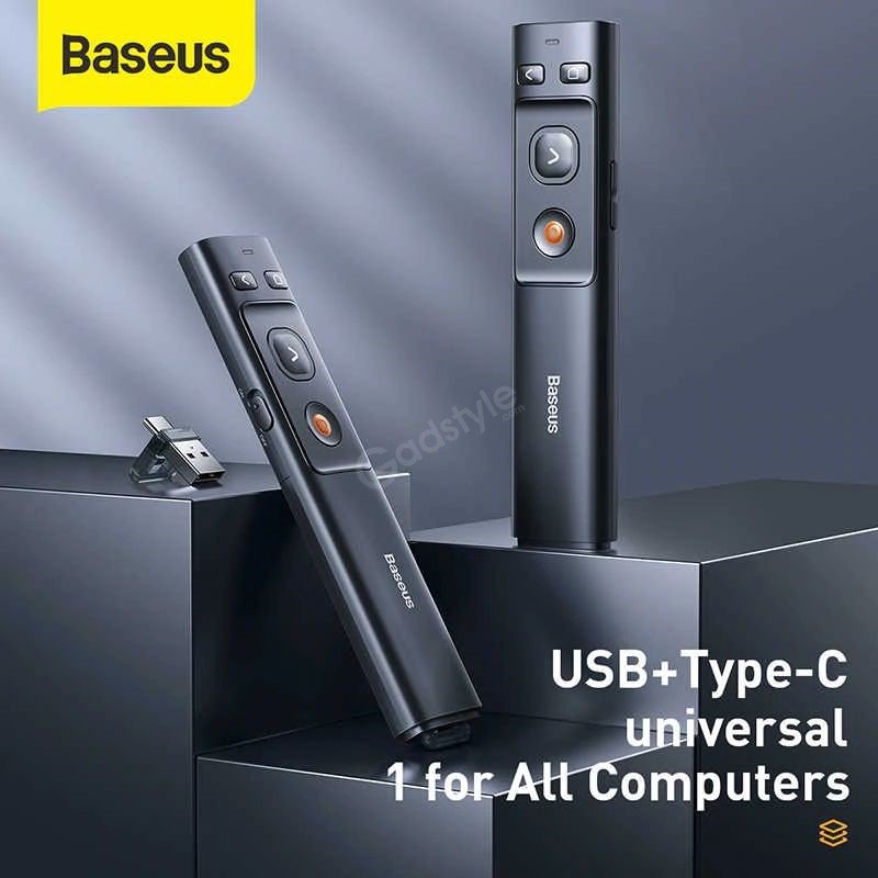 Baseus Orange Dot Bluetooth Wireless Presenter Laser Pointer (4)