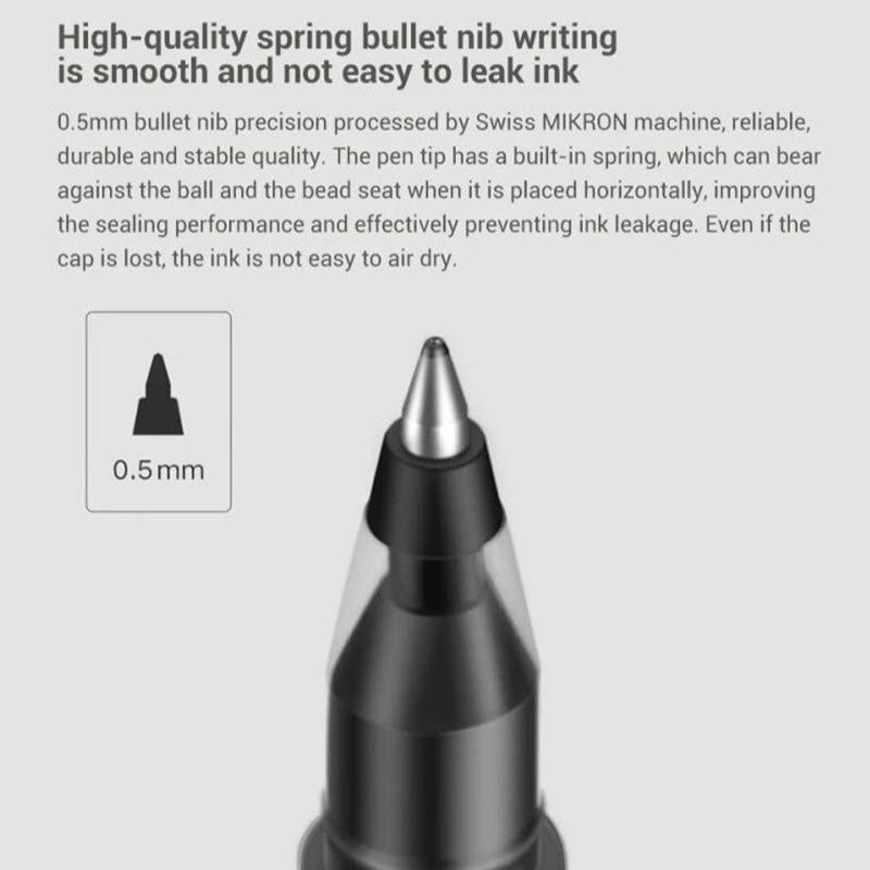 Xiaomi Mi Jumbo Gel Ink Pen 10 Pieces (5)