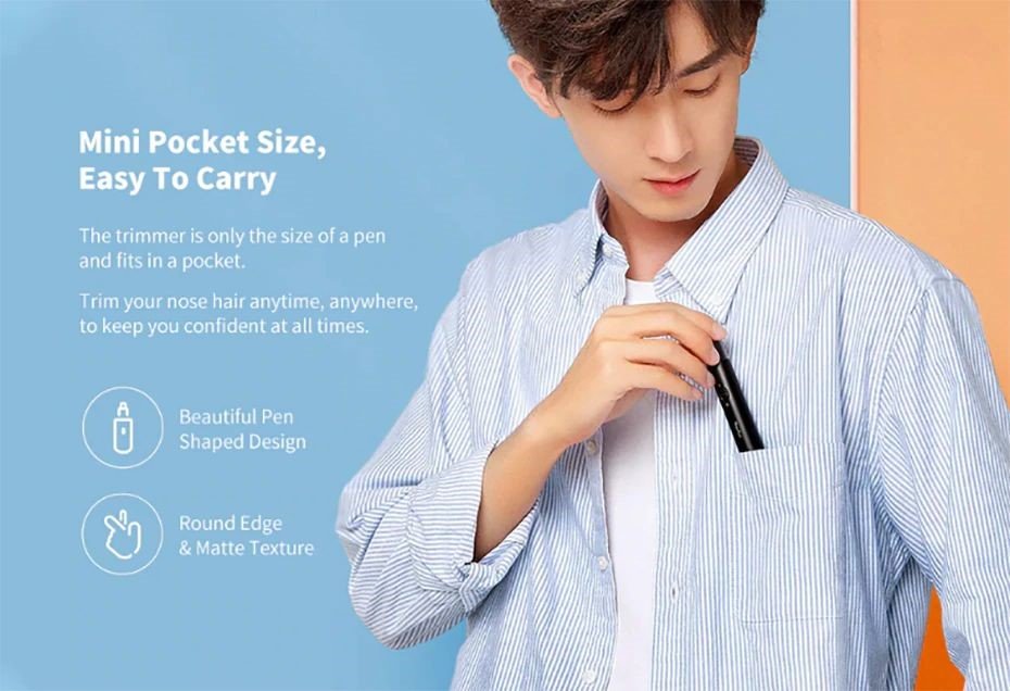 Xiaomi Showsee C1 Electric Mini Nose Hair Trimmer (6)