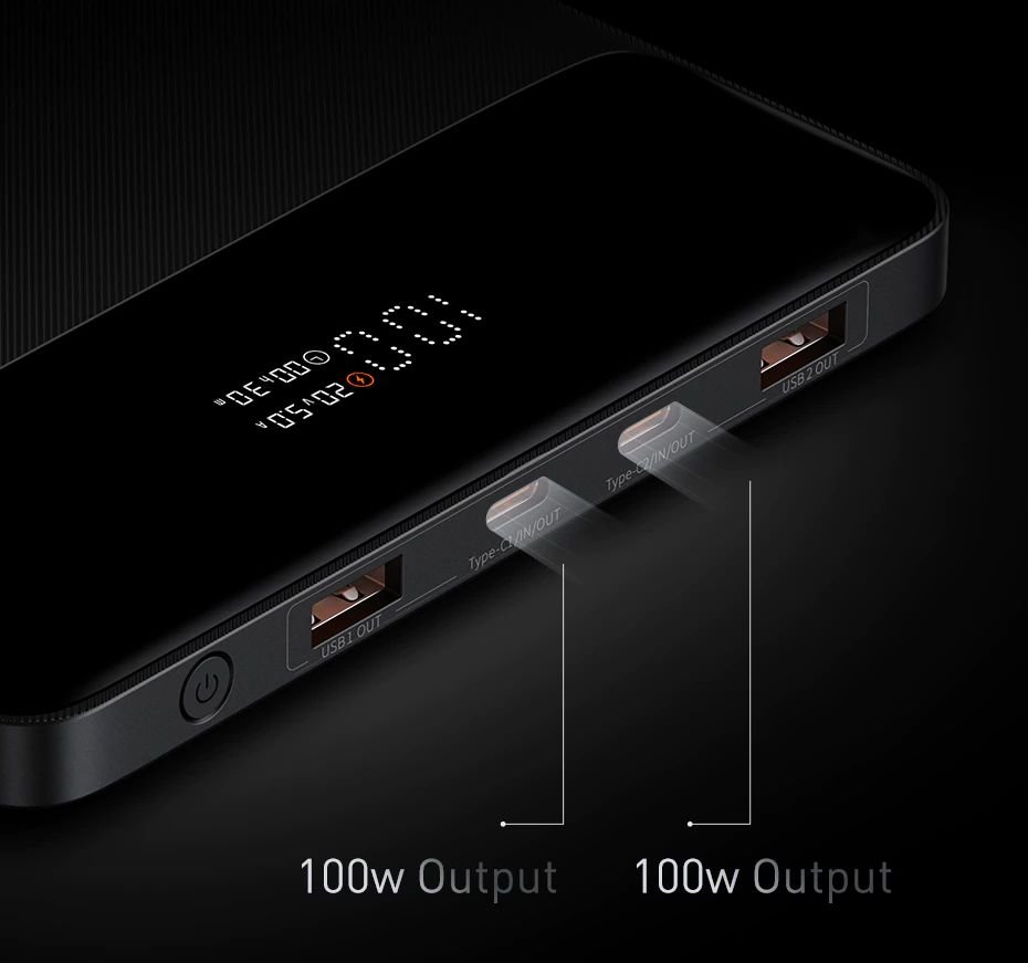 Baseus 100w Power Bank 20000mah Type C Pd (1)