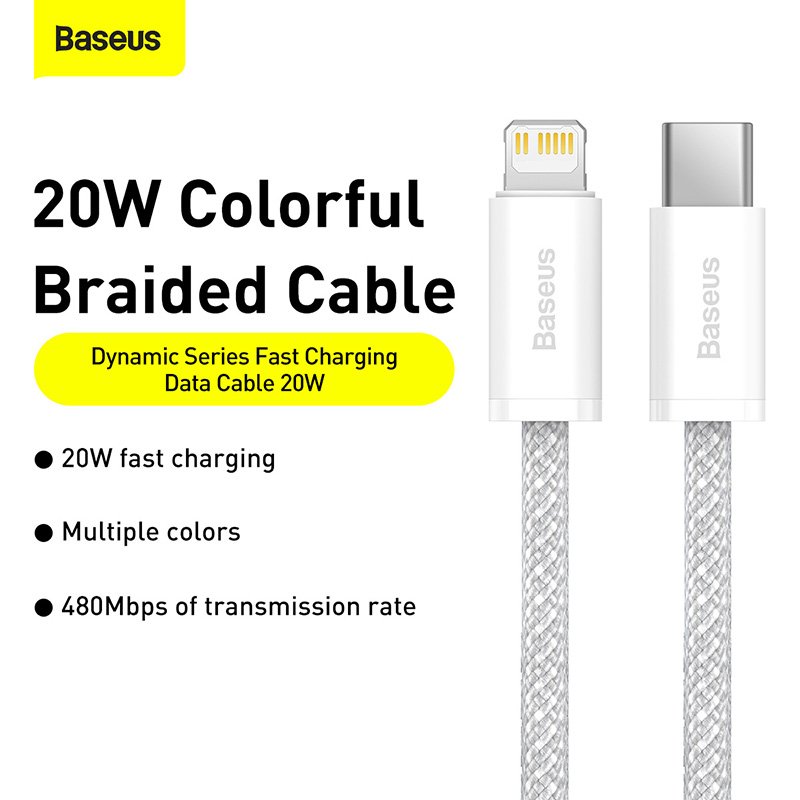 Baseus Dynamic Series 20w Fast Charging Data Cable Type C To Lightning (4)