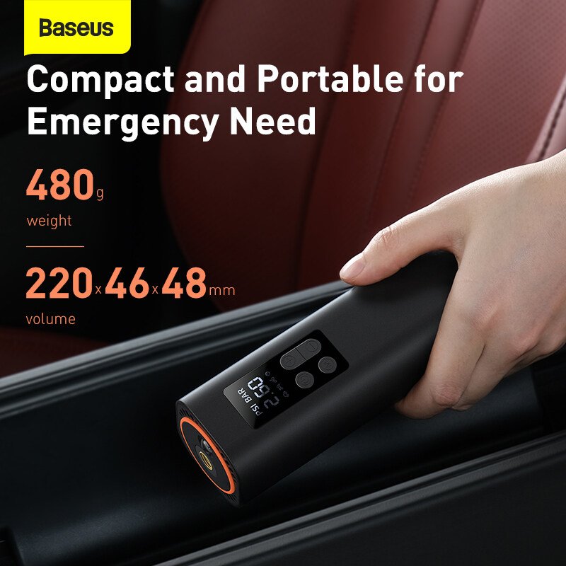 Baseus Super Mini Inflator Pump Car Air Compressor 12v (2)