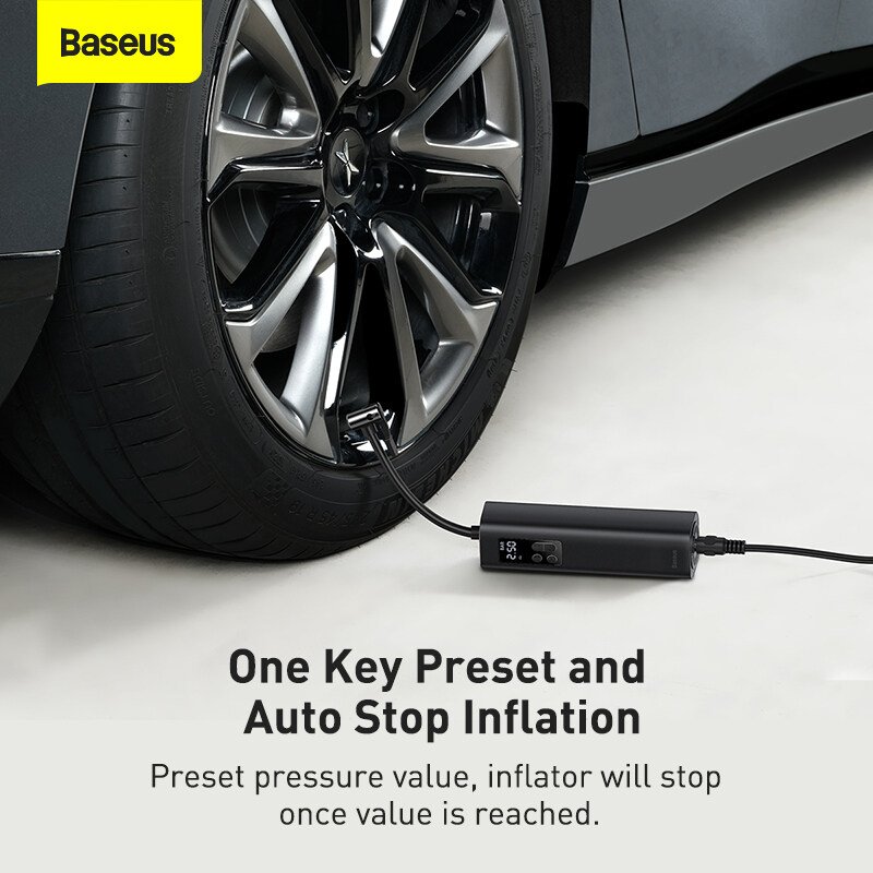 Baseus Super Mini Inflator Pump Car Air Compressor 12v (6)