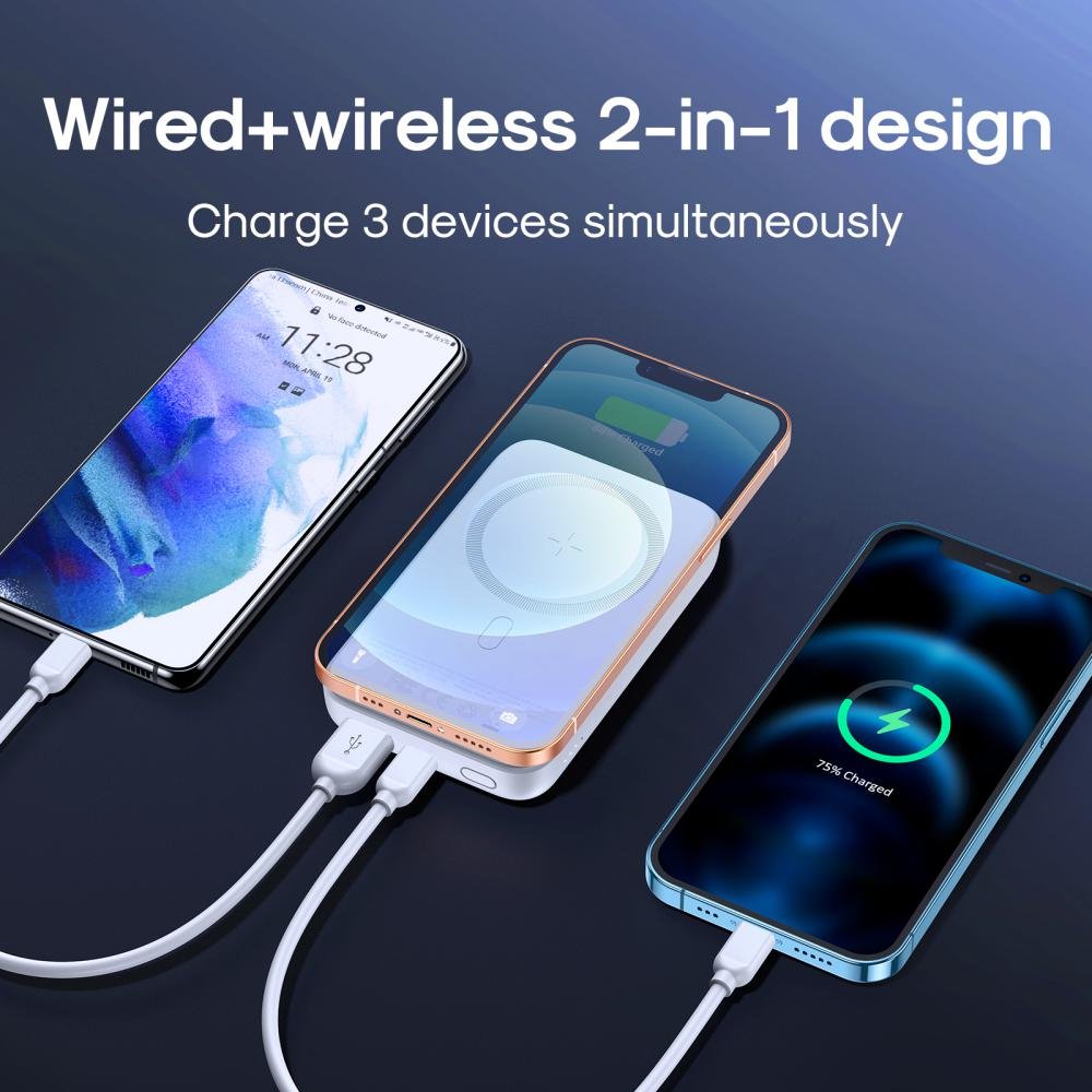 Joyroom Jr W020 20w Magnetic Wireless Charging Power Bank 10000mah (2)