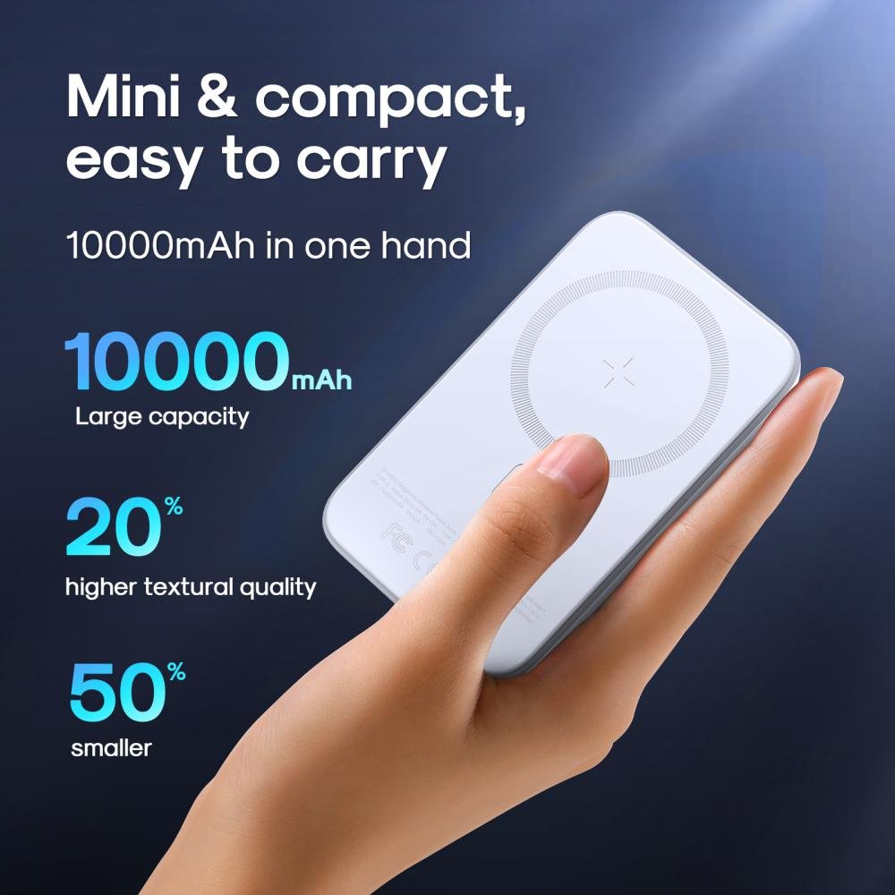 Joyroom Jr W020 20w Magnetic Wireless Charging Power Bank 10000mah (7)