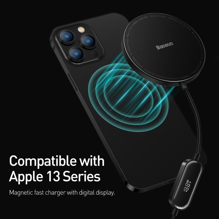 Baseus Simple Mini2 Magnetic Wireless Charger (5)