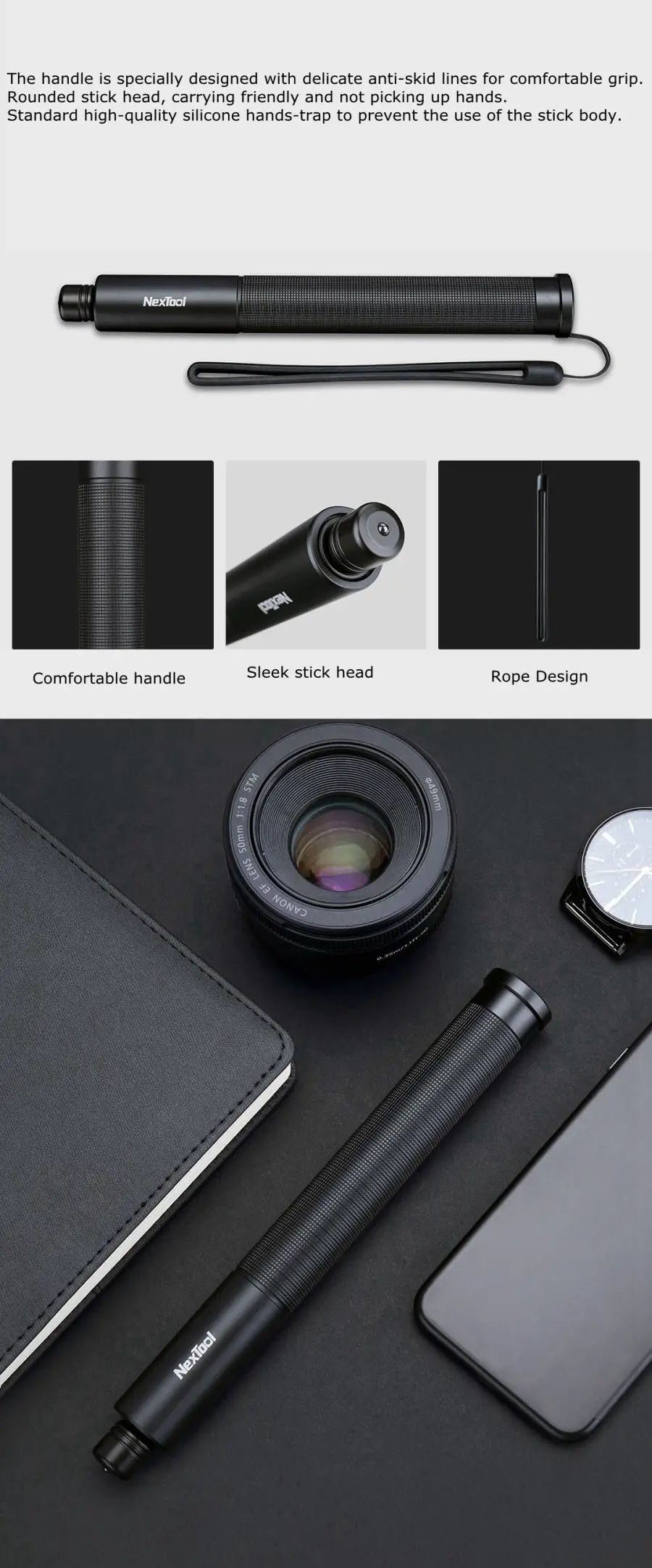 Xiaomi Youpin Natto Lightning Thunder Safety Survival Stick (3)