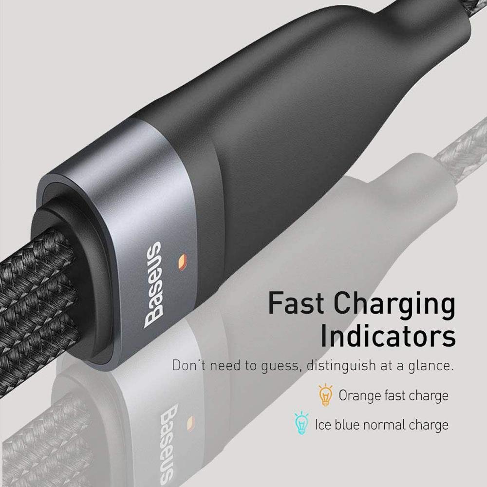 Baseus Flash Series One For Three Fast Charging Data Cable Usb To Mlc 66w (1)