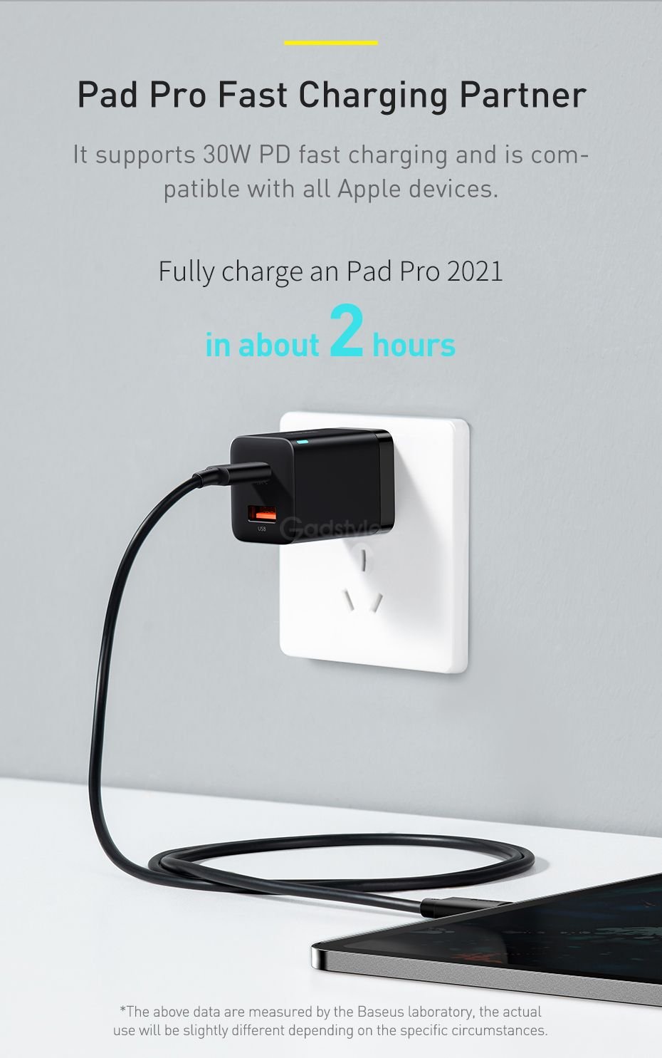 Baseus Super Si Pro 30w Type C Usb Dual Port Quick Charger (2)
