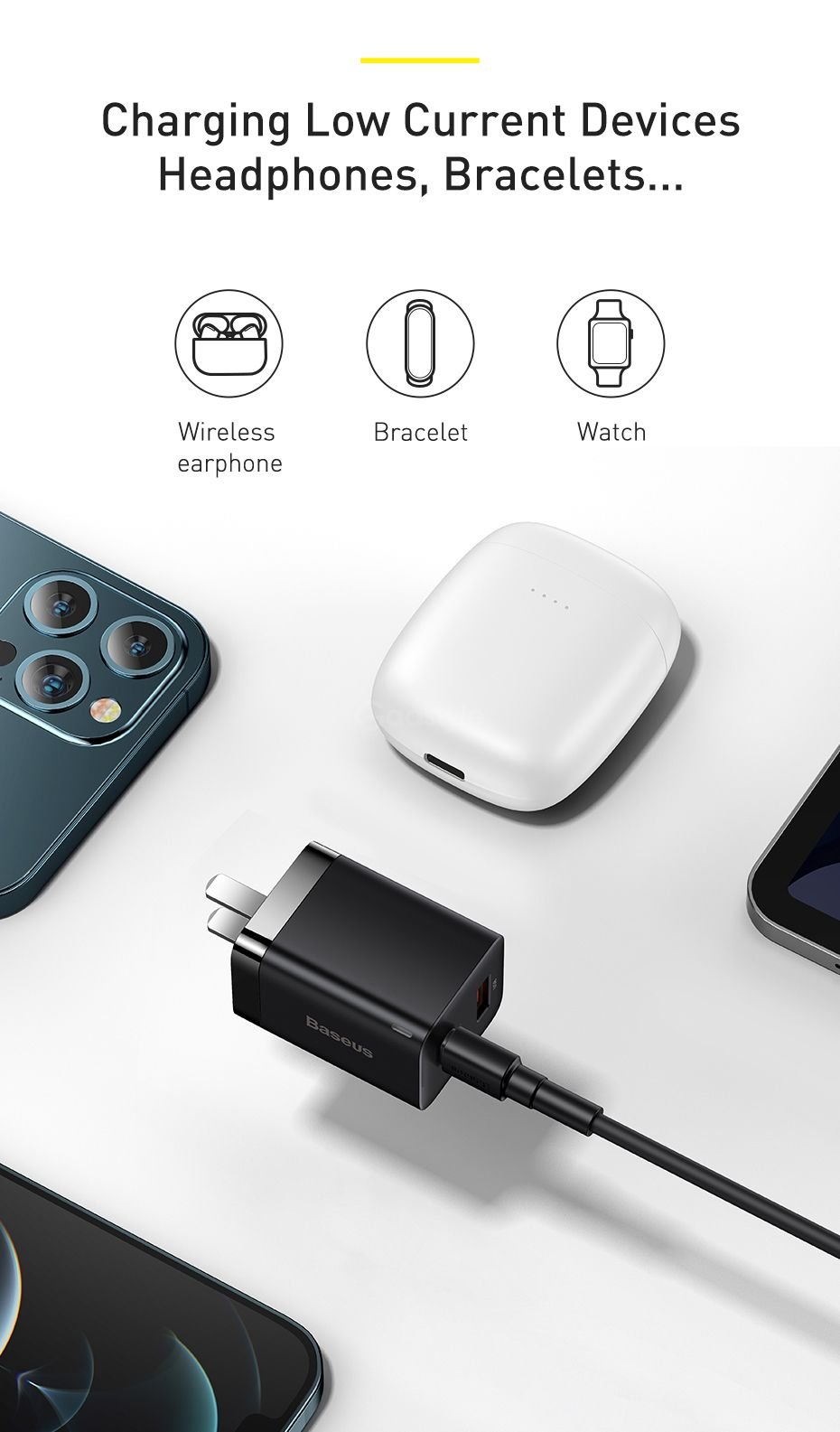 Baseus Super Si Pro 30w Type C Usb Dual Port Quick Charger (3)