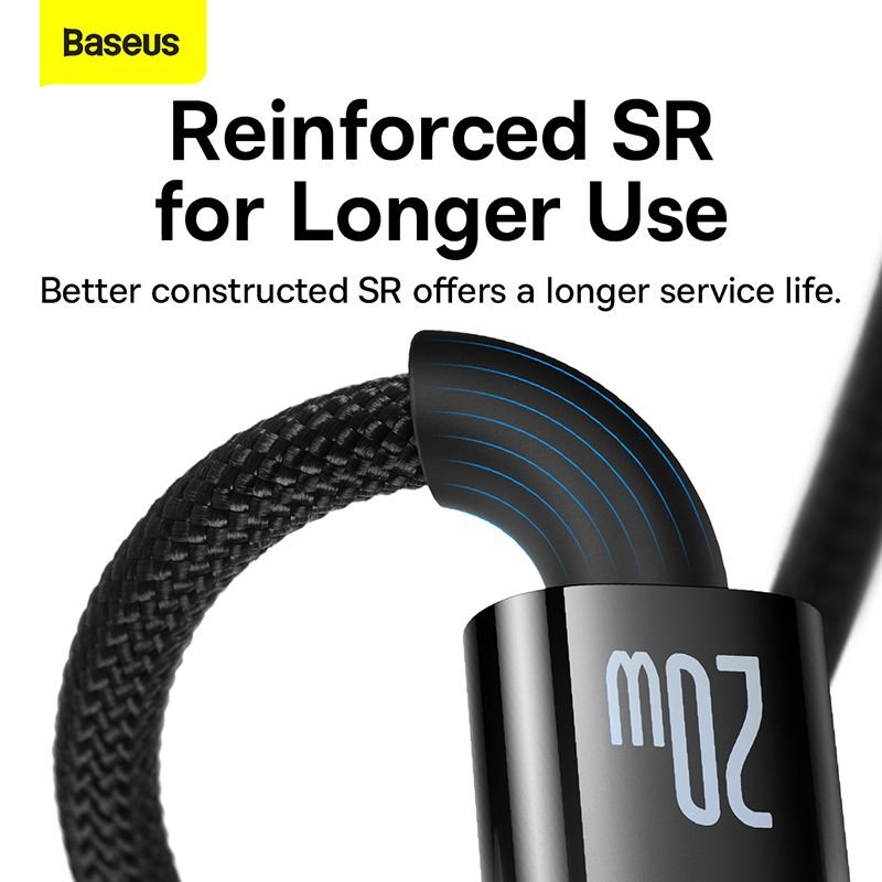 Baseus Cable Type C To Lightning Explorer Series Auto Power Off Fast Charging (1)
