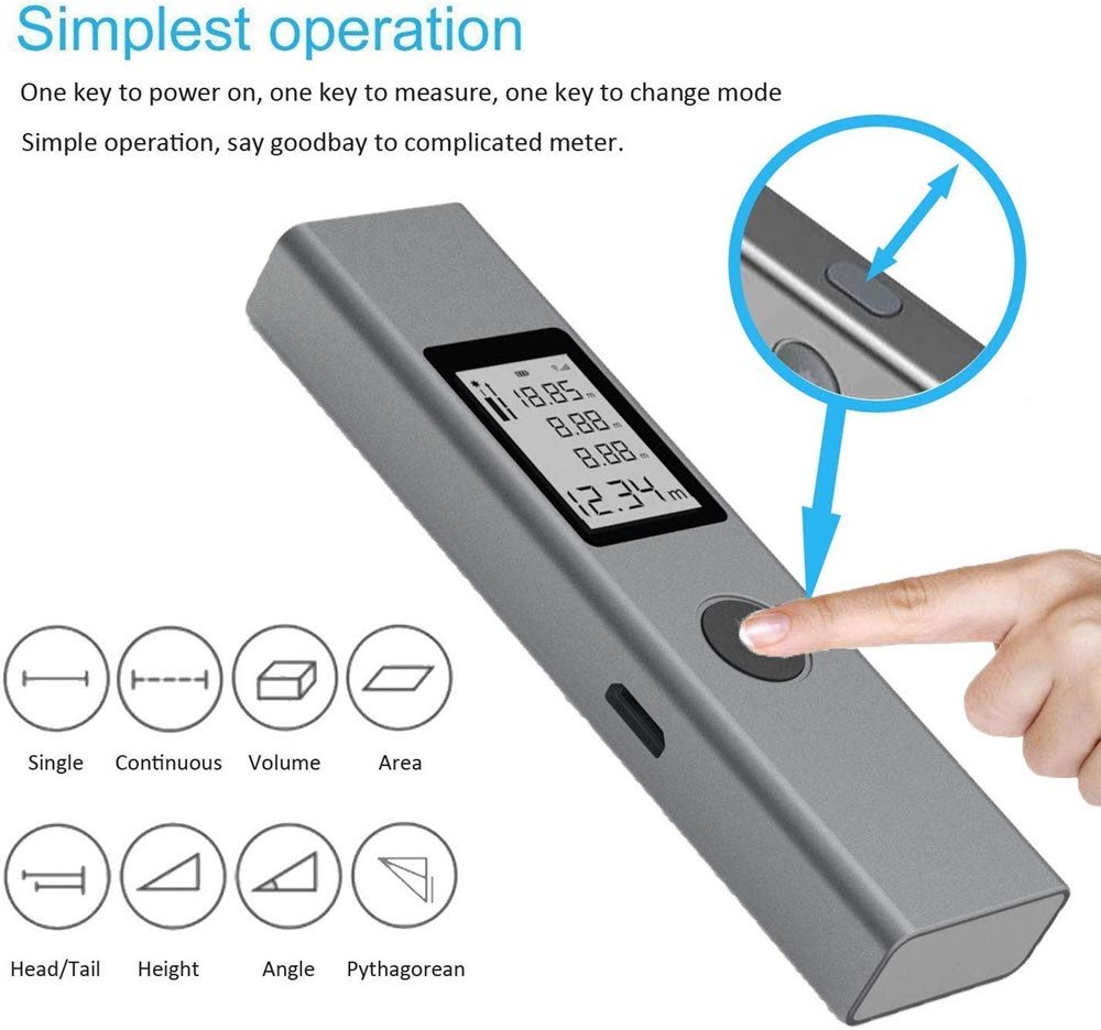 Xiaomi Atuman Duka Ls P Intelligent Digital Laser Rangefinder (4)