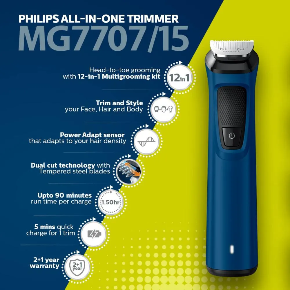 Philips Multi Grooming Kit 12 In 1 Face Head And Body All In One Trimmer (2) Result