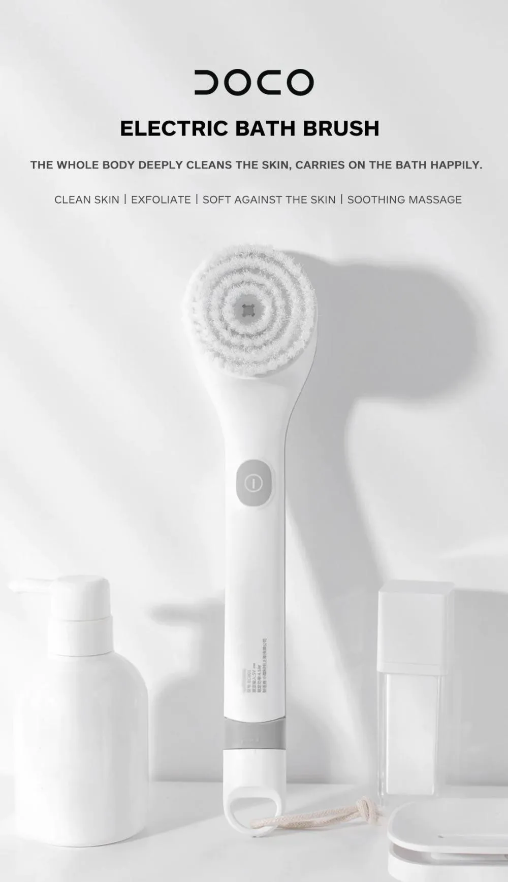 Xiaomi Doco Electric Bath Cleaning Brush Rechargeable (4) Result