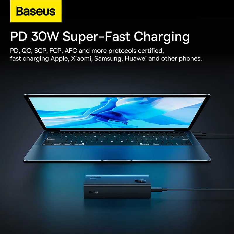 Baseus Adaman2 30w Metal Digital Display Power Bank 10000mah (2)