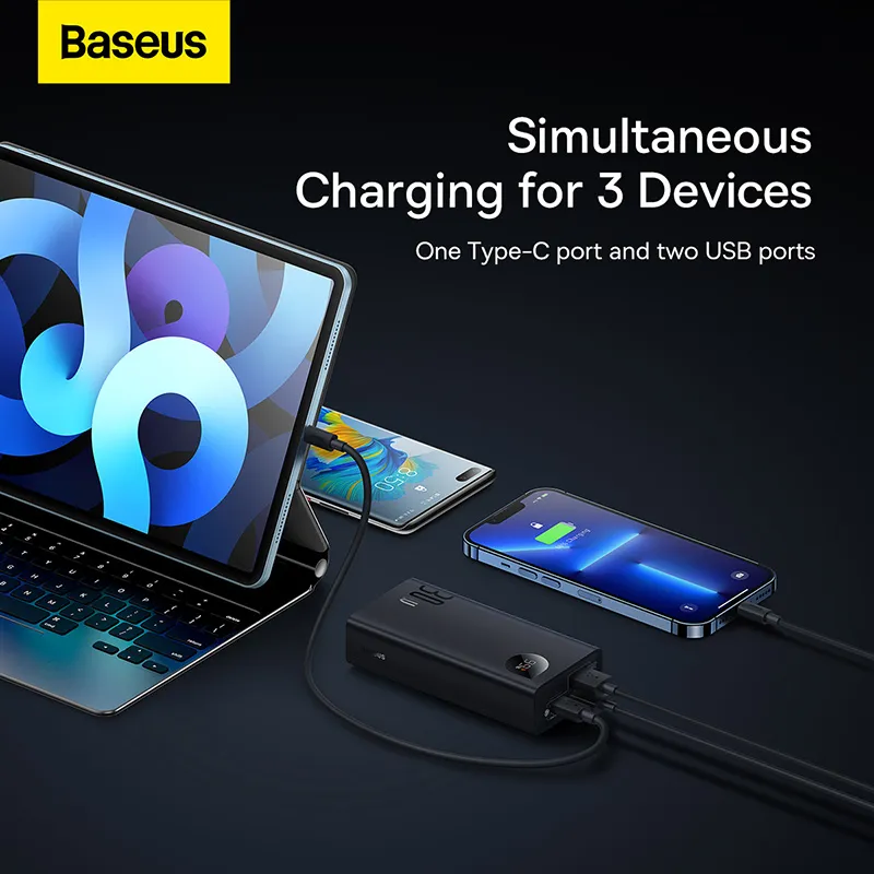 Baseus Adaman2 30w Metal Digital Display Power Bank 10000mah (3)