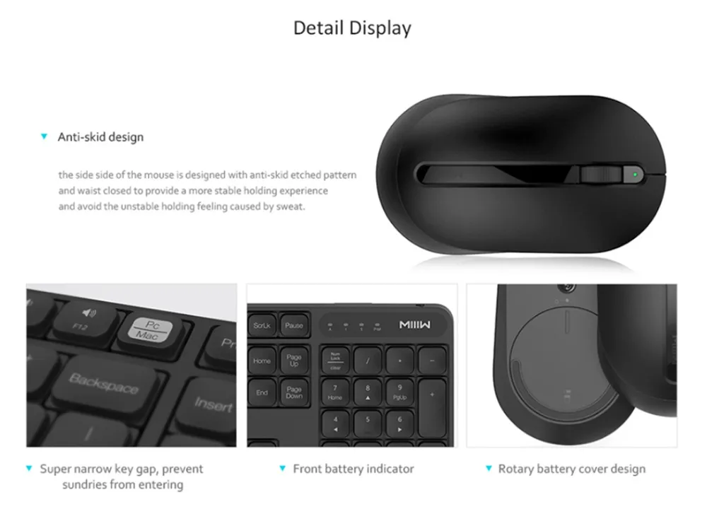 Xiaomi Miiiw Wireless Keyboard And Mouse Set With One Key Switch (1)