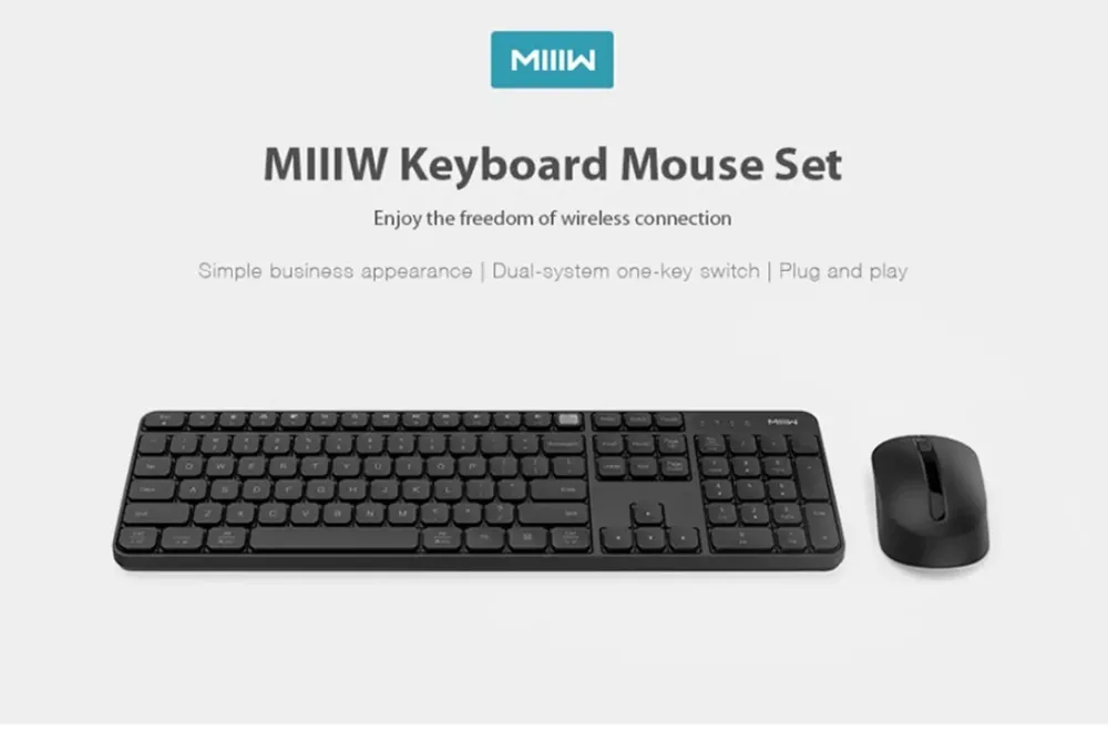 Xiaomi Miiiw Wireless Keyboard And Mouse Set With One Key Switch (3)