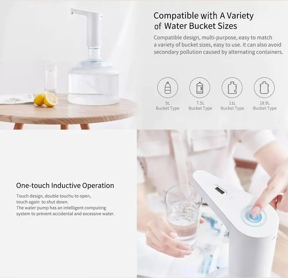Xiaomi Xiaolang Tds Automatic Water Pump Rechargeable Electric Dispenser (3)