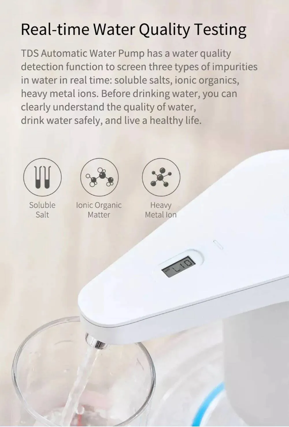 Xiaomi Xiaolang Tds Automatic Water Pump Rechargeable Electric Dispenser (4)