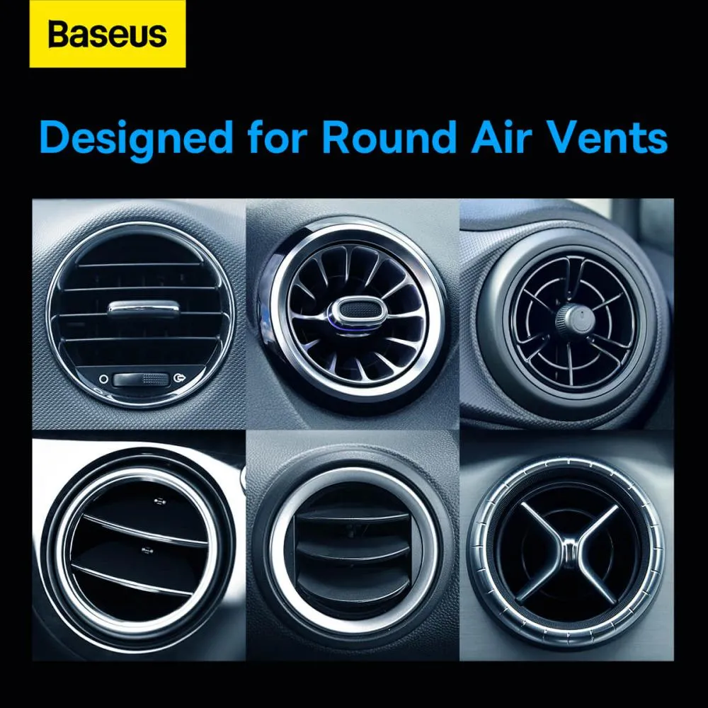 Baseus Metal Ageⅱ Gravity Car Mount Round Air Vent Version (6)