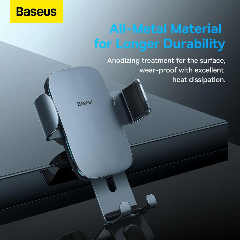 Baseus Metal Ageⅱ Gravity Car Mount Round Air Vent Version (8)
