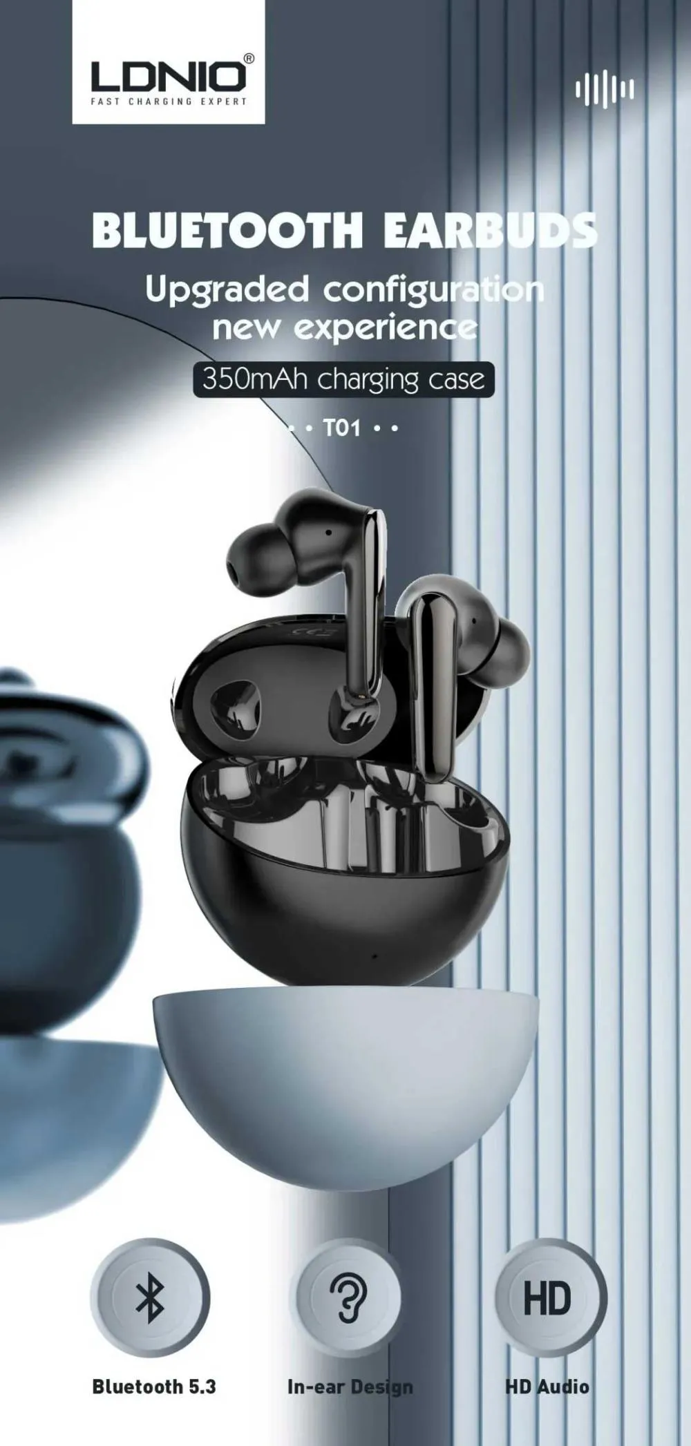 Ldnio T01 True Wireless Earbuds (8)