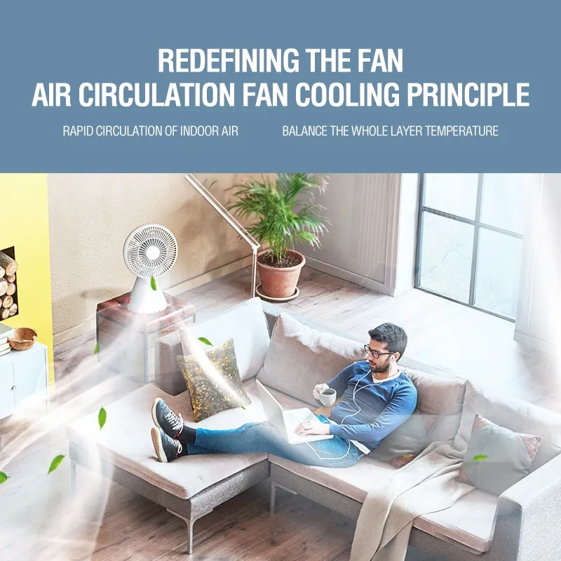 Xundd Xdot 024 Usb Rechargeable Oscillating Fan 8000mah Battery2