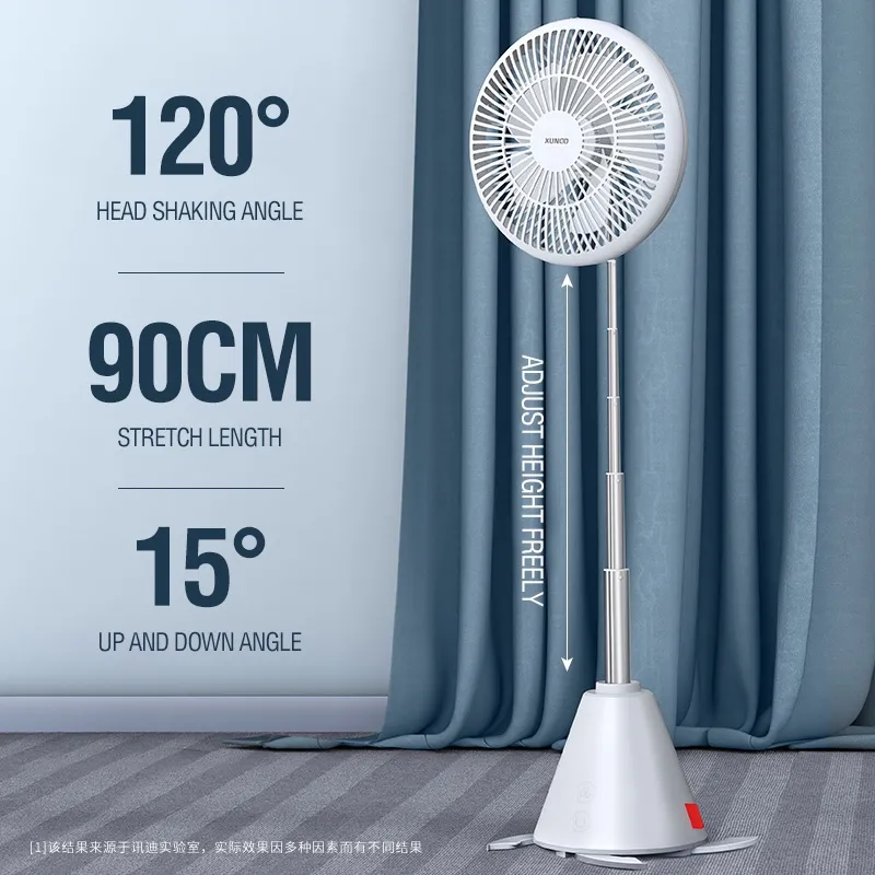 Xundd Xdot 024 Usb Rechargeable Oscillating Fan 8000mah Battery9
