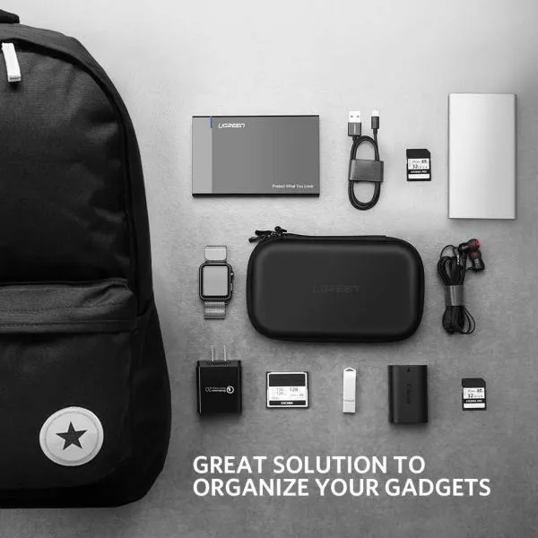 Ugreen 40707 External Hard Drive And Travel Electronics Organizer Case (3)