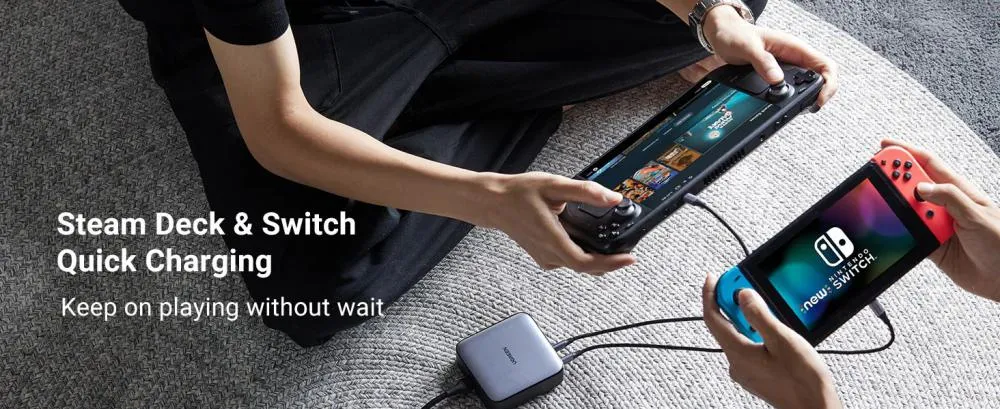 Ugreen Gan Charger 100w 3x Type C 1x Usb A Super Fast Charging Adapter With 100w Type C Cable