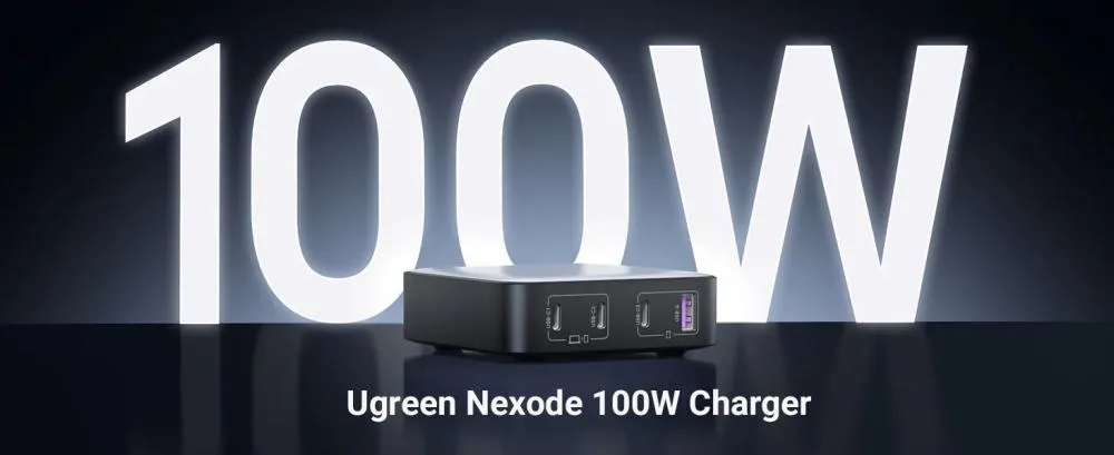 Ugreen Nexode 4 Ports 100w Gan Desktop Charger 90736 (1)