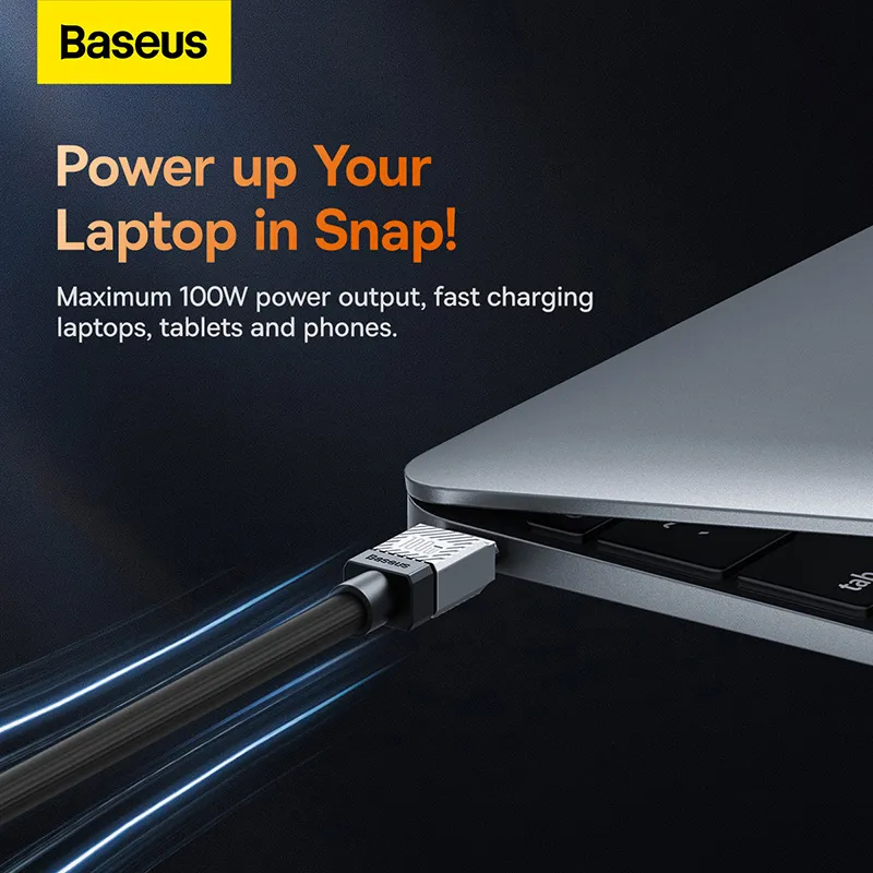 Baseus 100w Type C To Type C Coolplay Series Doublly Wrapped Premium Quality Fast Charging Ca (4)