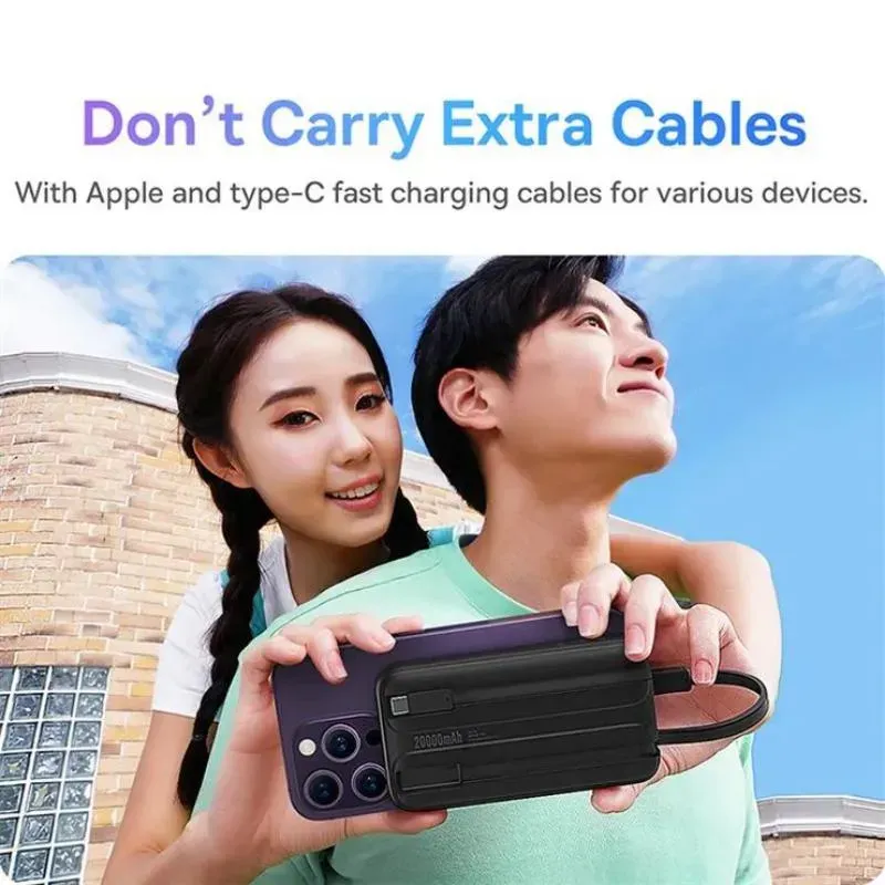 Baseus Comet Series 22 5w 10000mah Dual Cable Digital Display Power Bank (9)