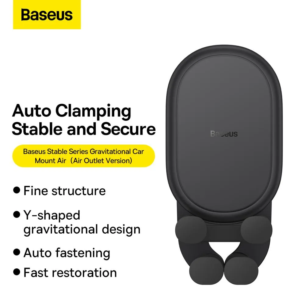 Baseus Stable Series Gravitational Car Mount Air Air Vent Version (2)
