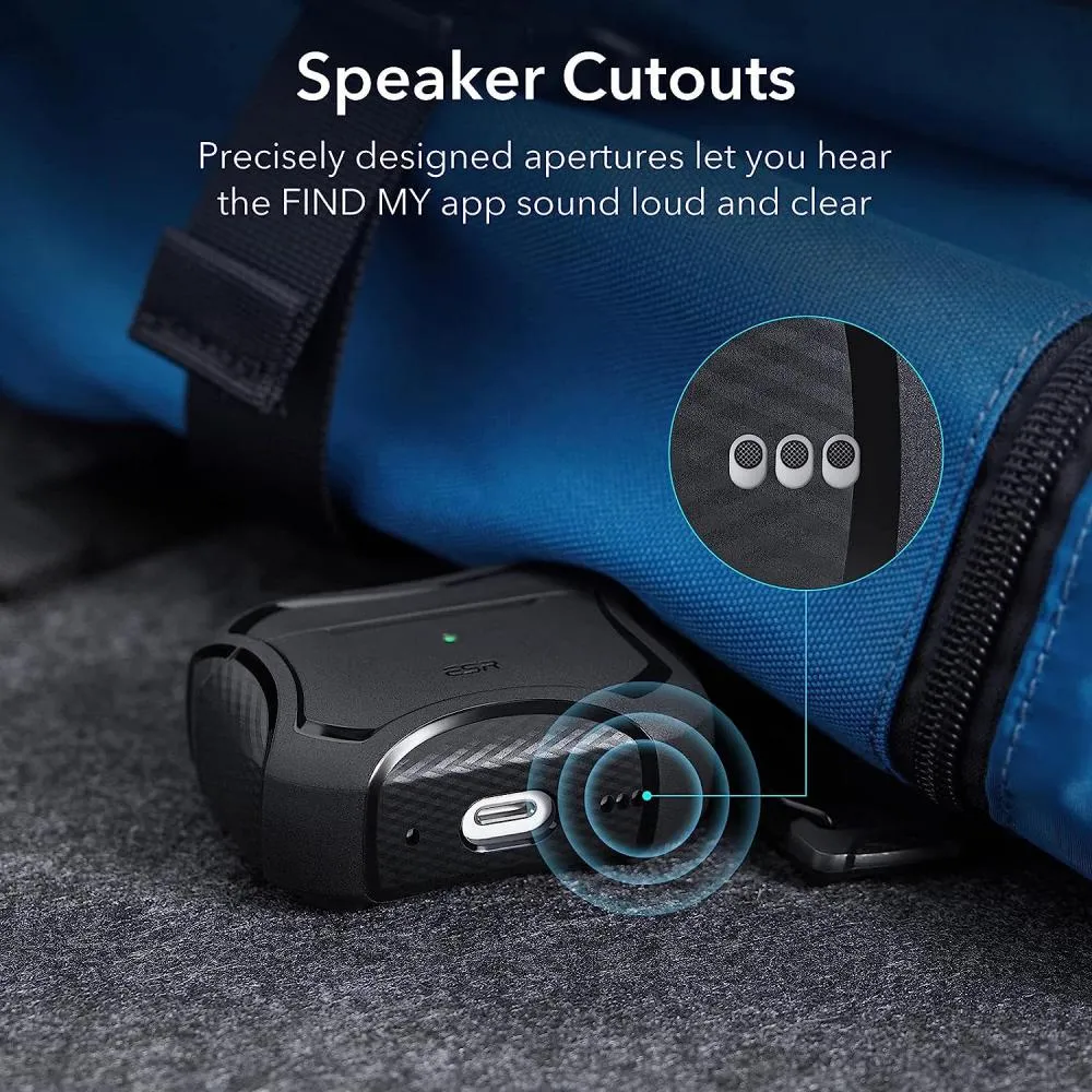 Esr Cyber Armor With Halolock Magnetic Tough Case For Airpods Pro 2 (5)