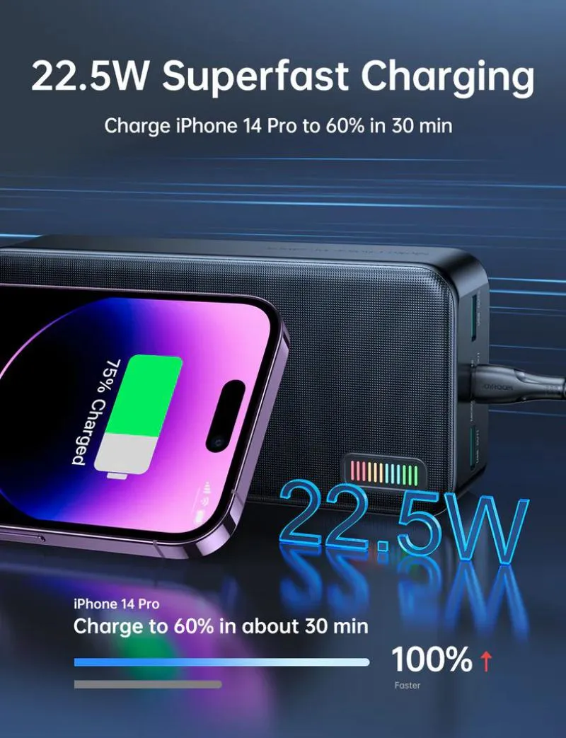 Joyroom Jr Qp196 30000mah Fast Charging 22 5w Power Bank (4)