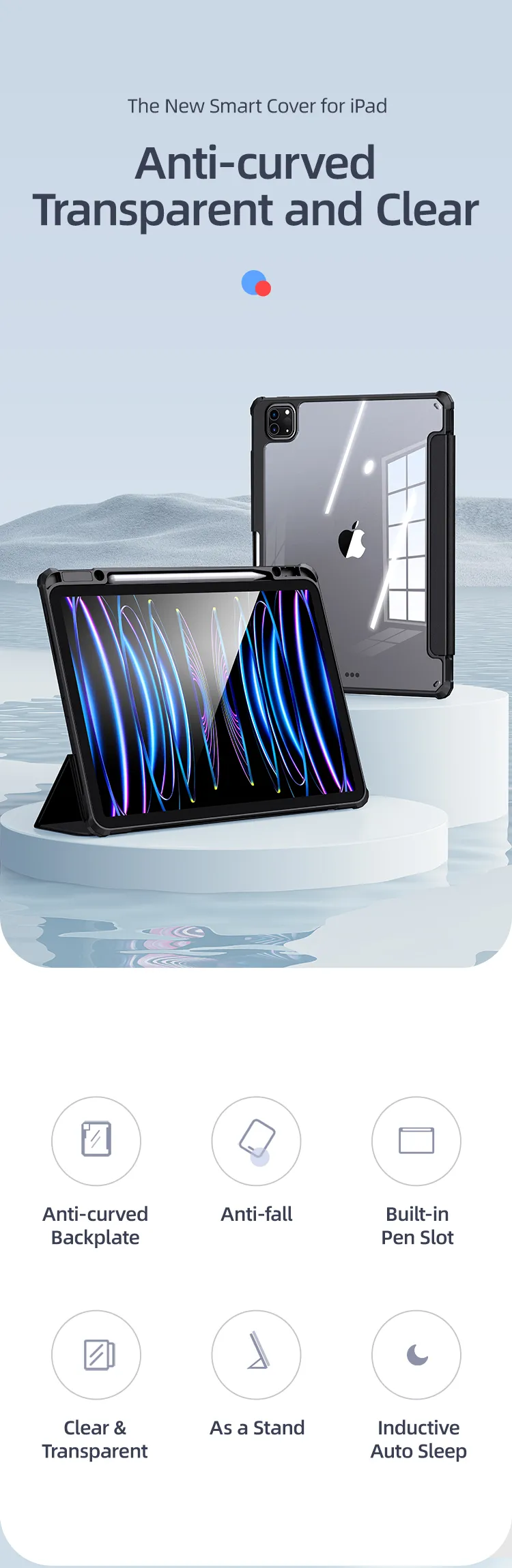 Usams Winron Series Smart Cover For Ipad 10 9 11 Inches (3)