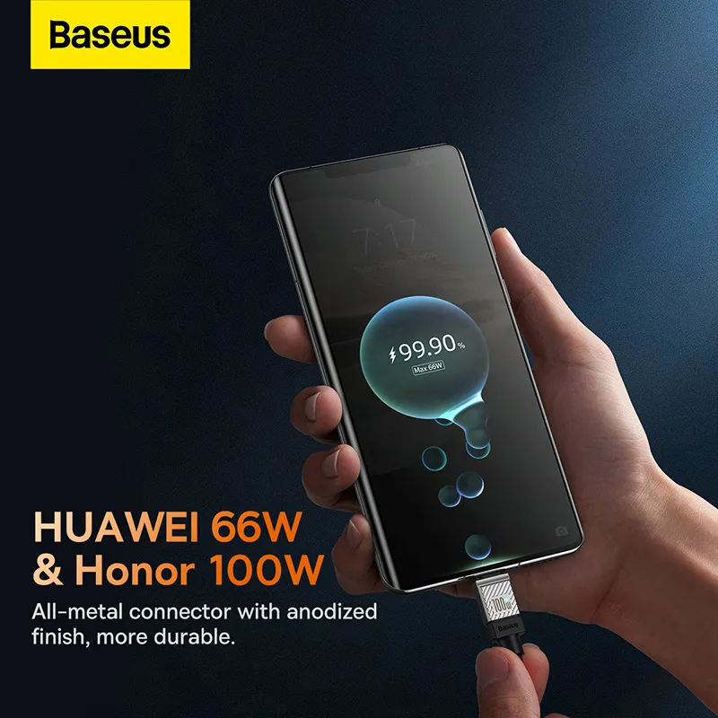 Baseus 100w Usb A To Type C Coolplay Series Doublly Wrapped Premium Quality Fast Charging Cabl (4)