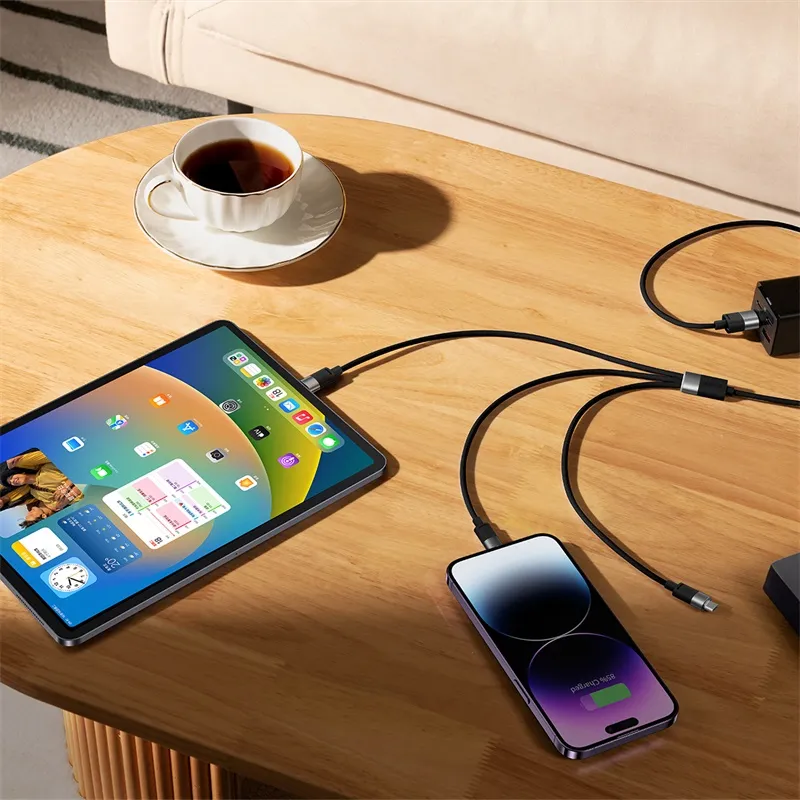 Baseus Cable Starspeed 3in1 Fast Charging Data Cable Usb To Micro Type C Lightning 3 5a (3)
