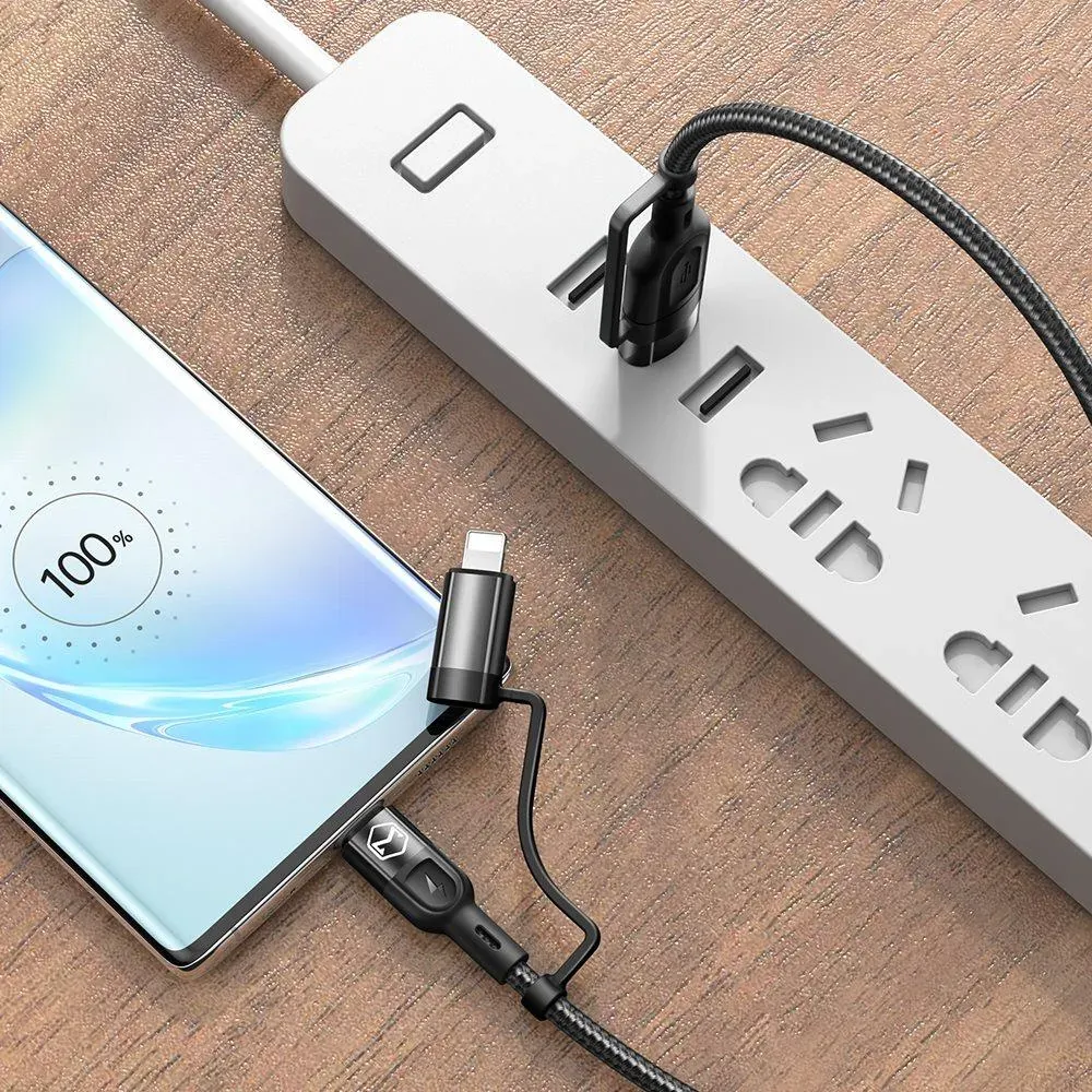 Mcdodo Ca 8070 60w 4 In 1 Pd Fast Charge Data Cable 1 2m (2)