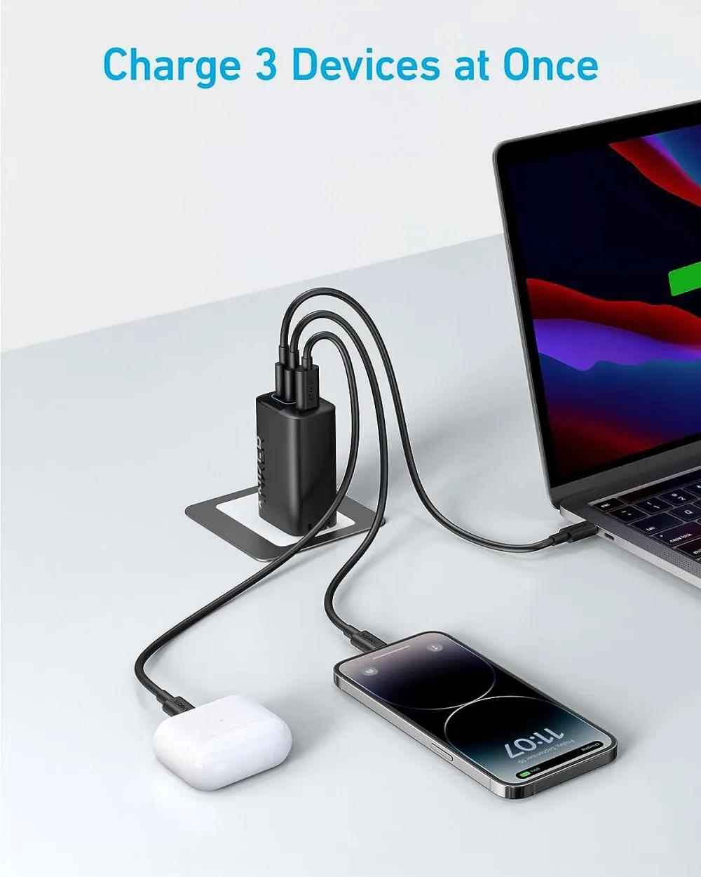 Anker 67w Three Port Adapter A2674 (4)