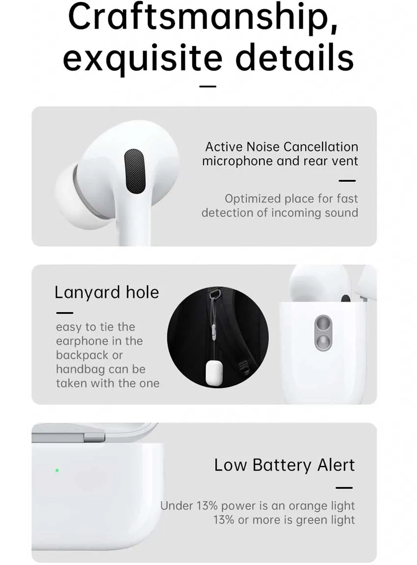Wiwu Airbuds Pro 2 Lite Wireless Earbuds With Super Anc (3)