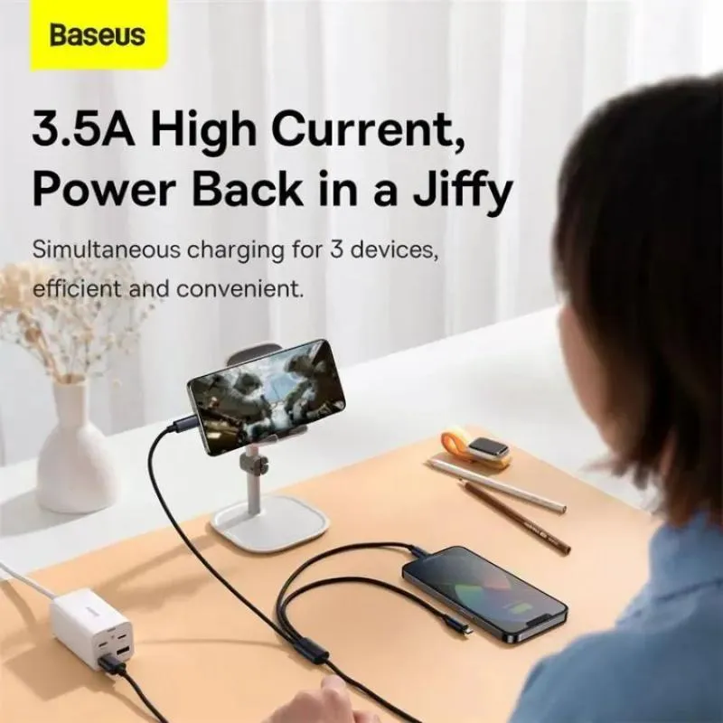 Baseus Minimalist Series Usb To Mlc 3 5a Fast Charging Data Cable (4)