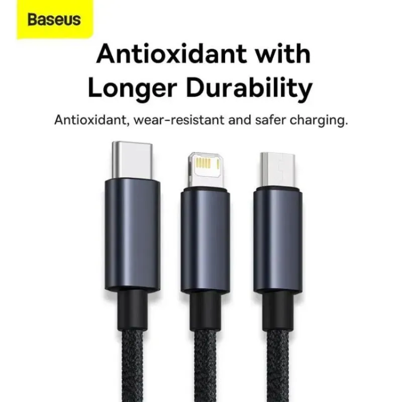 Baseus Minimalist Series Usb To Mlc 3 5a Fast Charging Data Cable (5)