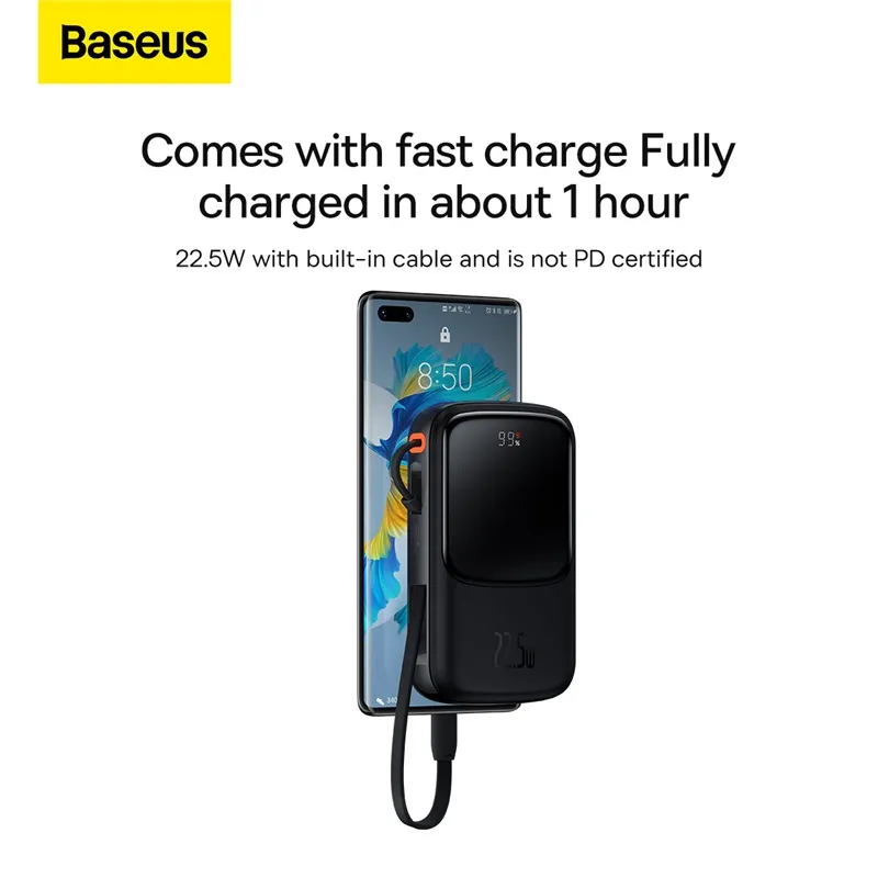Baseus Power Bank Qpow Pro Digital Display Fast Charge 20000mah 22 5w Type C Edition (2)